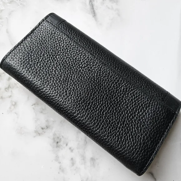 Vintage COACH Black Leather Wallet - Picture 2 of 7